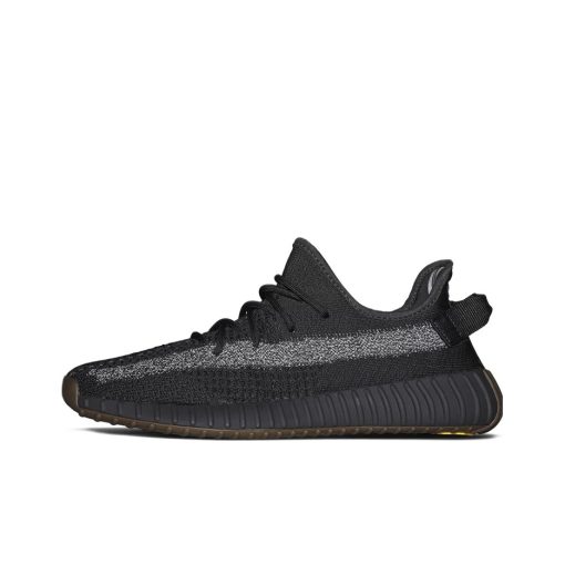 아디다스 오리지널스 Yeezy Boost 350 V2 블랙 천연 고무 'Cinder <브랜드_1>' 로우탑 캐주얼화 남녀공용 블랙 화이트 FY4176-2020